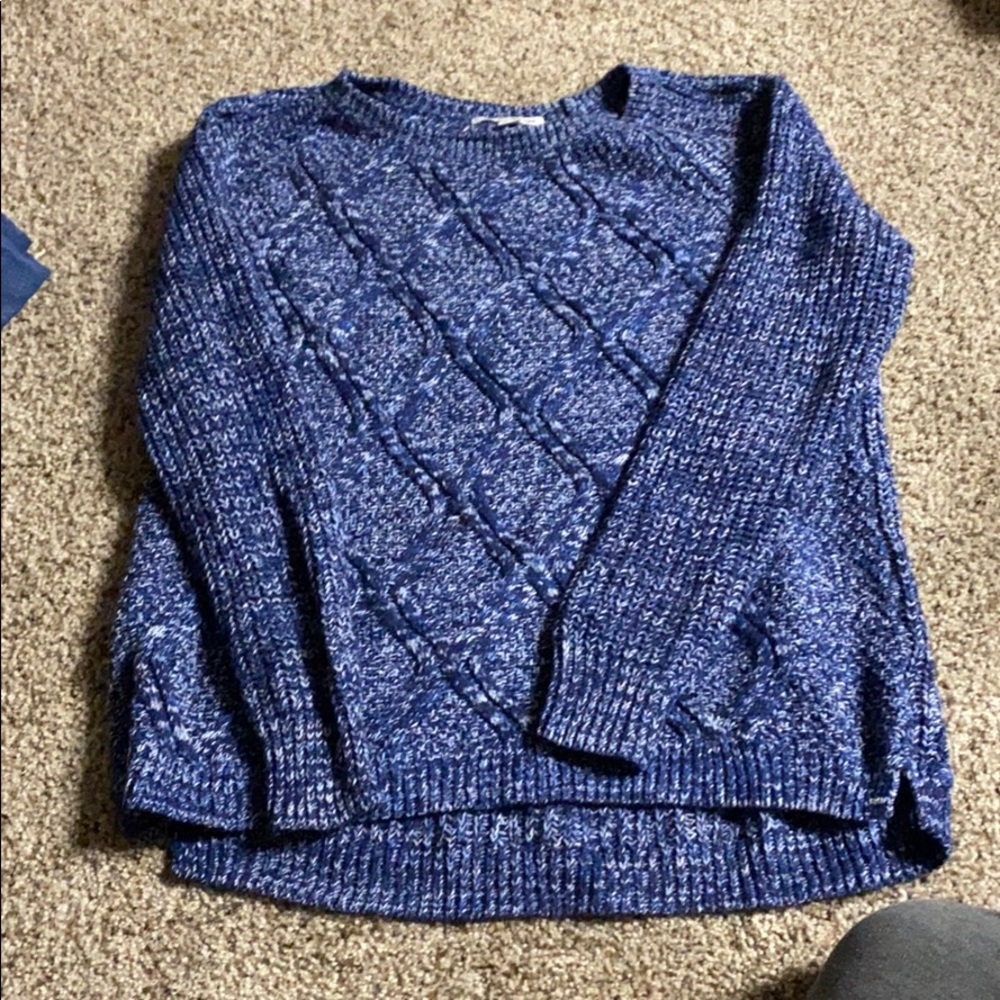 BLUE STUDIO WORKS FUZZY SWEATER